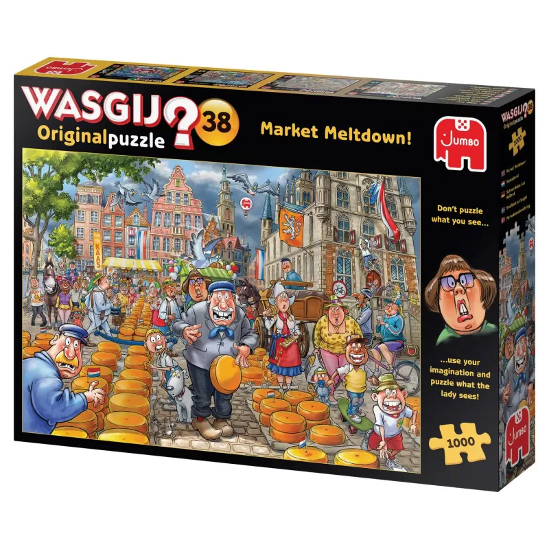 Jumbo Wasgij Original 38 - Market Meltdown! [1000] – vue 3 – Puzzles