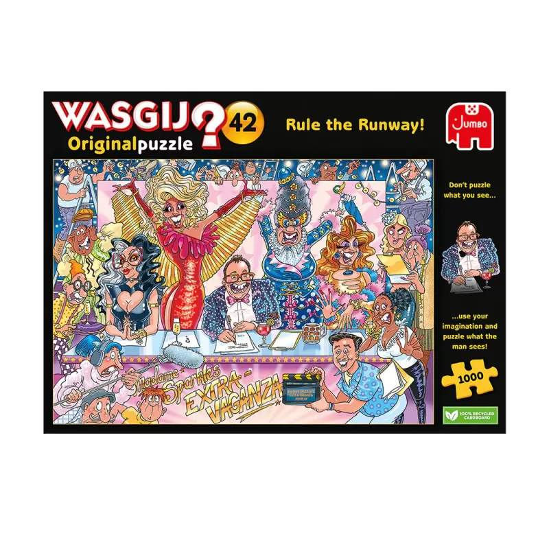 Jumbo Wasgij Original 42 - Rule the Runway! [1000] – vue 2 – Puzzles