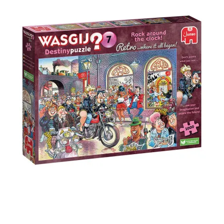 Jumbo Wasgij Retro Destiny 7 - Rock around the clock! [1000] – vue 1 – Puzzles