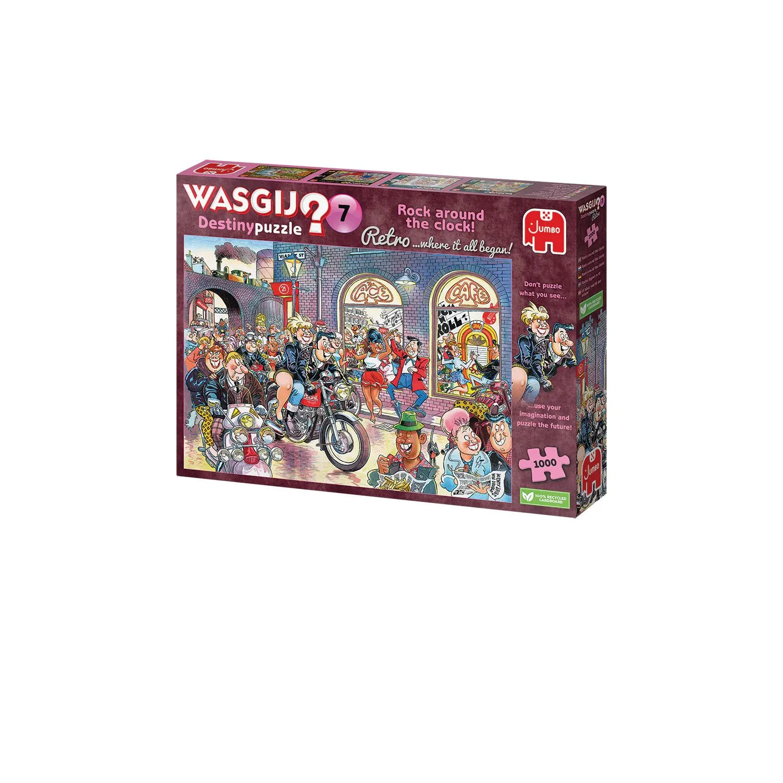 Jumbo Wasgij Retro Destiny 7 - Rock 24h sur 24h [1000] – vue 3 – Puzzles
