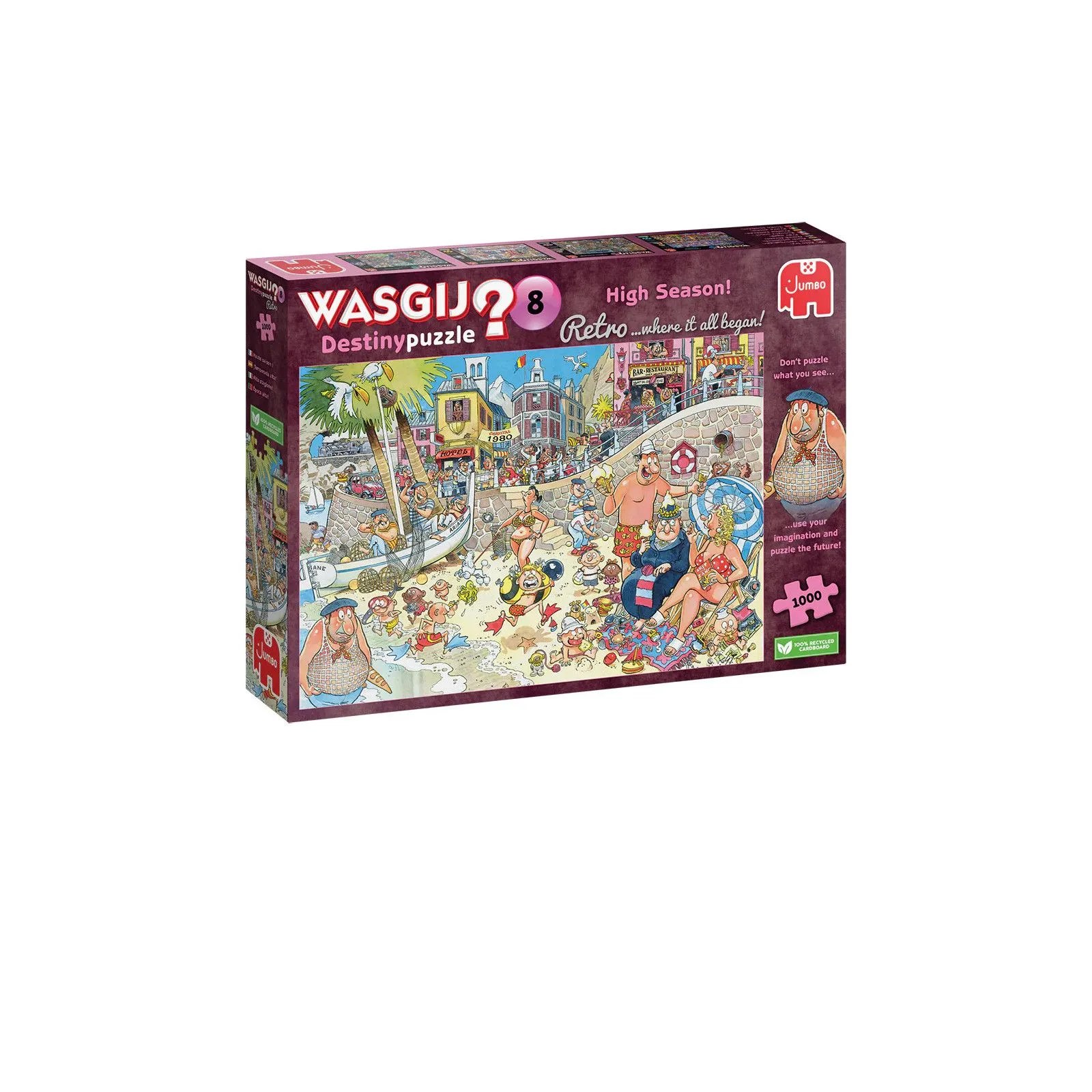 Jumbo Wasgij Retro Destiny 8 - High Season! [1000] – vue 1 – Puzzles