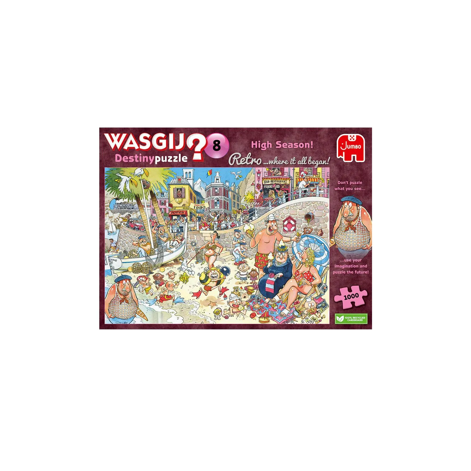 Jumbo Wasgij Retro Destiny 8 - Haute saison ! [1000] – vue 2 – Puzzles