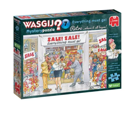 Jumbo Wasgij Retro Mystery 7 - Déstockage ! [1000] – vue 1 – Puzzles