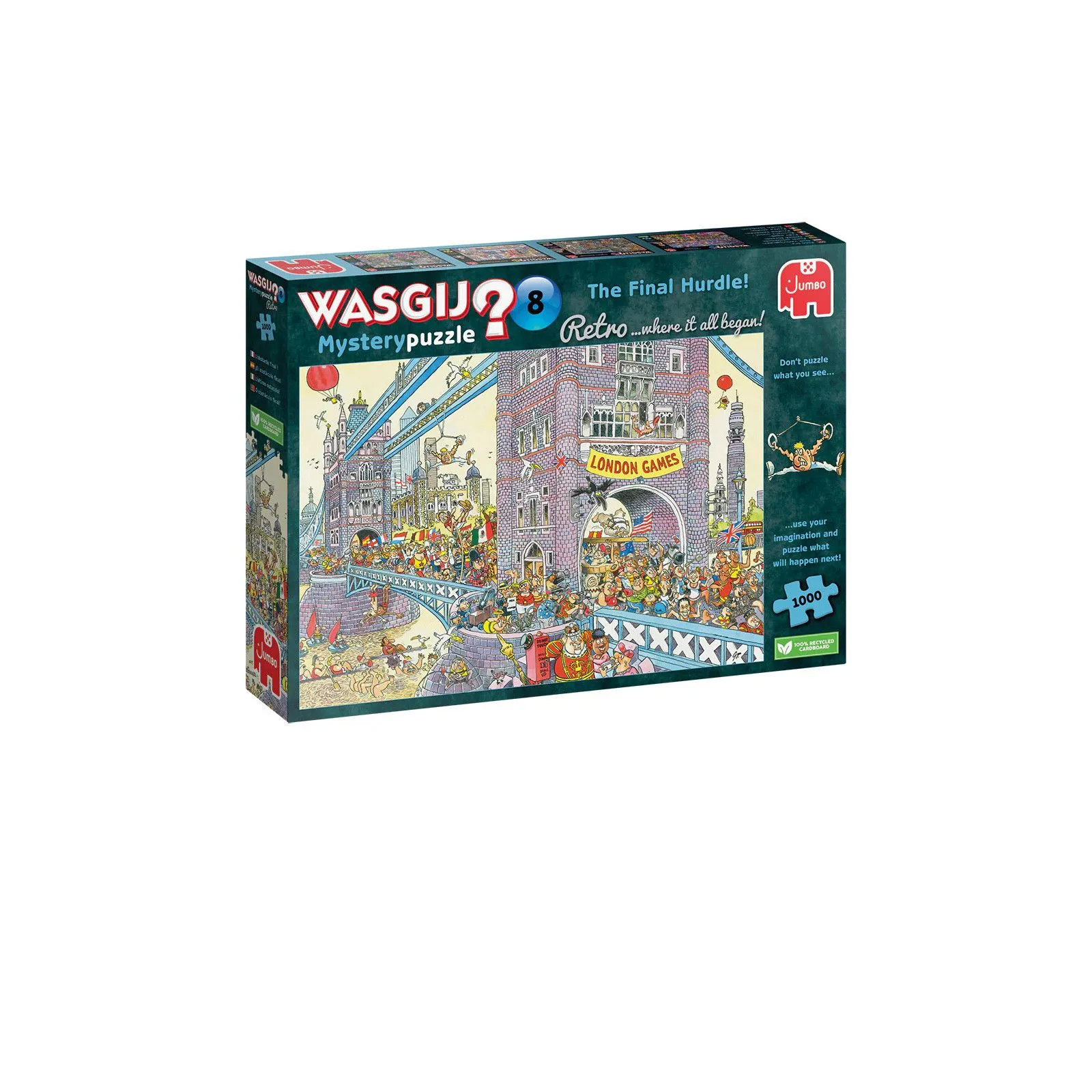 Jumbo Wasgij Retro Mystery 8 - L'obstacle final ! [1000] – vue 1 – Puzzles