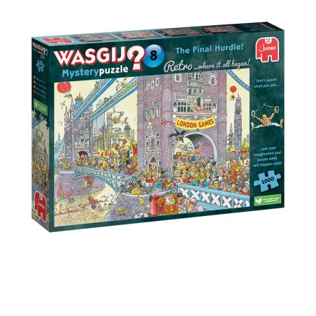 Jumbo Wasgij Retro Mystery 8 - The Final Hurdle! [1000] – vue 1 – Puzzles