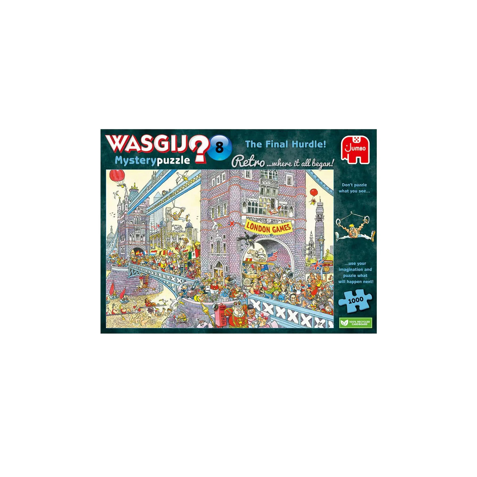Jumbo Wasgij Retro Mystery 8 - L'obstacle final ! [1000] – vue 2 – Puzzles
