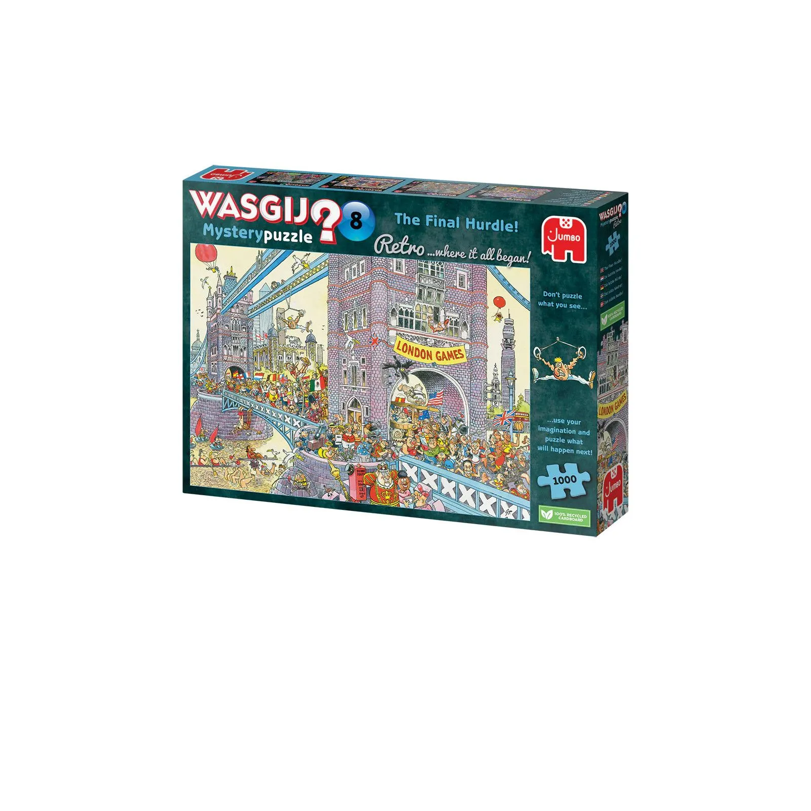 Jumbo Wasgij Retro Mystery 8 - The Final Hurdle! [1000] – vue 3 – Puzzles