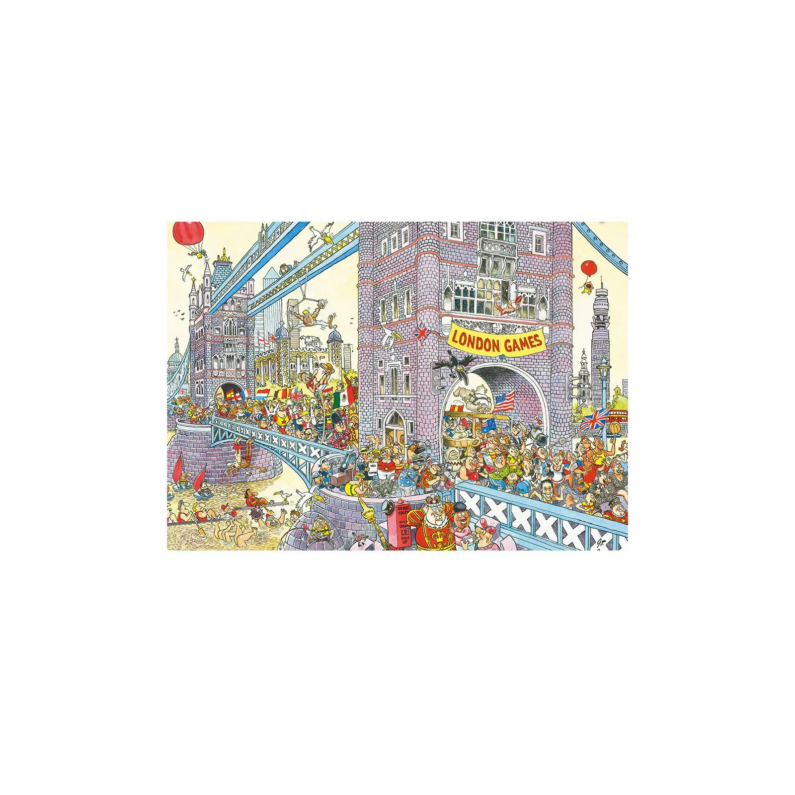 Jumbo Wasgij Retro Mystery 8 - L'obstacle final ! [1000] – vue 4 – Puzzles