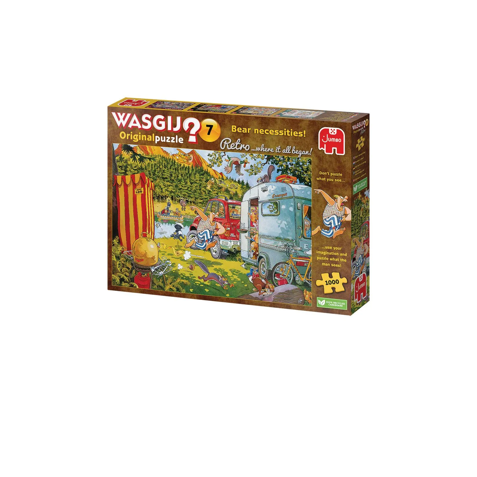 Jumbo Wasgij Retro Original 7 - Nécessités d'Ours ! [1000] – vue 2 – Puzzles