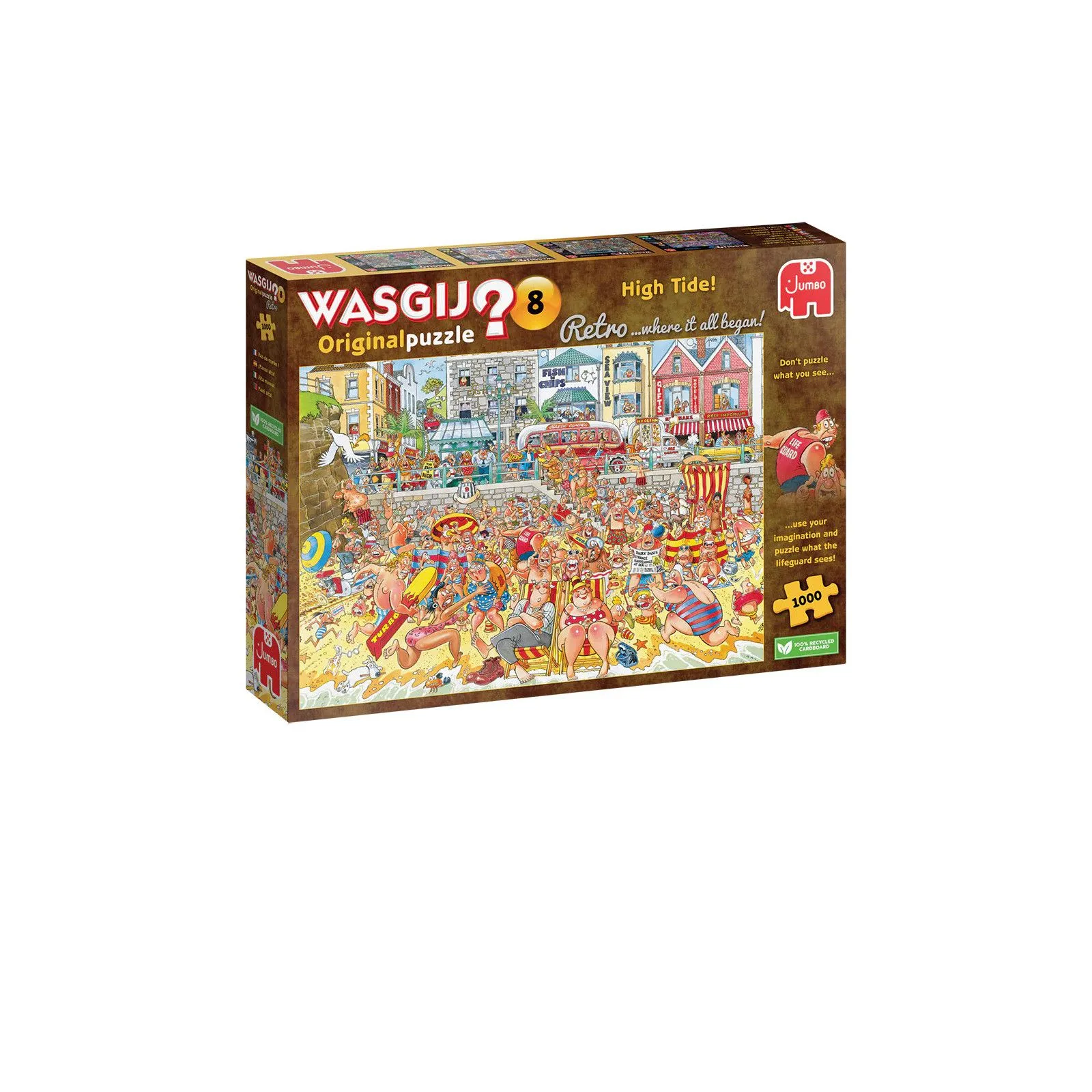 Jumbo Wasgij Retro Original 8 - Raz-de-marée ! [1000] – vue 1 – Puzzles