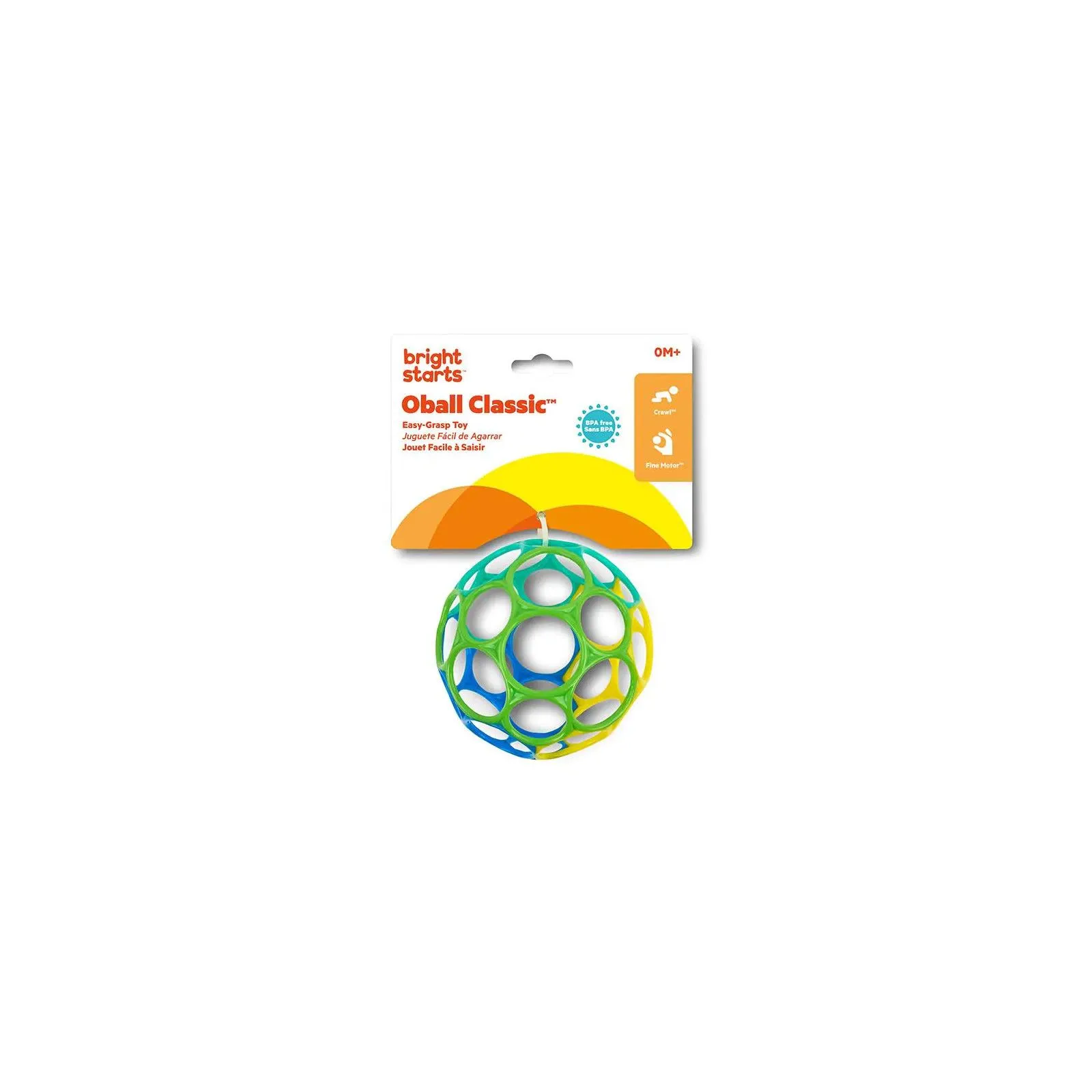 Kids2 copy of Bright Starts - Oball Classic – vue 4 – Grab & Rattle