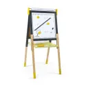 Janod Tableau Réglable gris et Jaune (bois) – vue 1 – Peinture & dessin