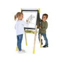Janod Tableau Réglable gris et Jaune (bois) – vue 3 – Peinture & dessin