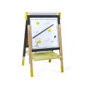 Janod Tableau Réglable gris et Jaune (bois) – vue 5 – Peinture & dessin