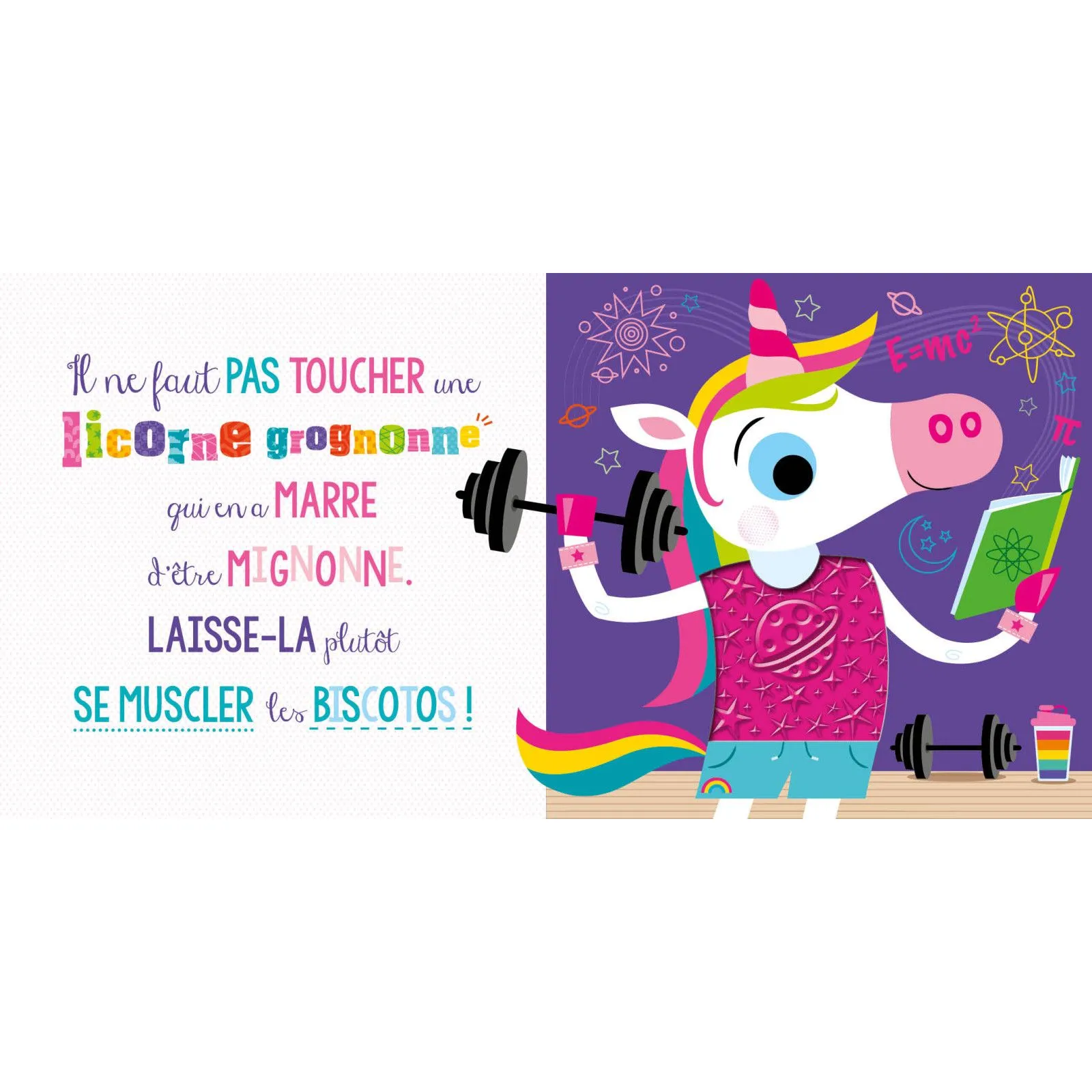 Editions 123 Soleil Il ne faut pas toucher une licorne qui grognonne – vue 2 – Imagiers et éveil