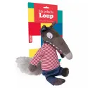 Editions Auzou Ma peluche Loup - Marinière et jean – vue 1 – Peluches