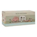 Little Dutch Toy Car with Caravan – vue 9 – Pull and push