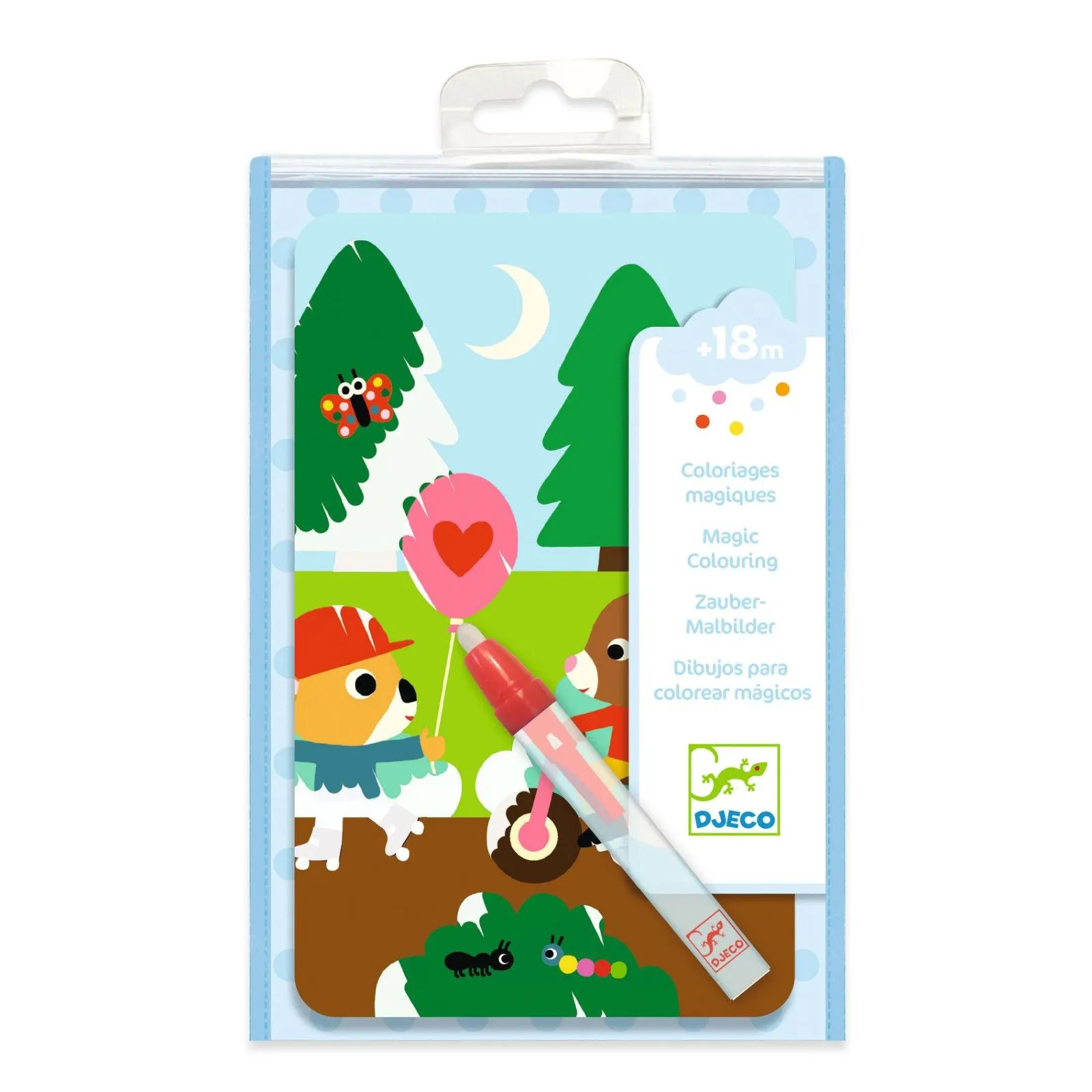 Djeco Coloriage magique - Au square – vue 1 – Peinture & dessin