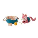 Lilliputiens Jeanne le chat et son panier – vue 3 – Doudous à câliner