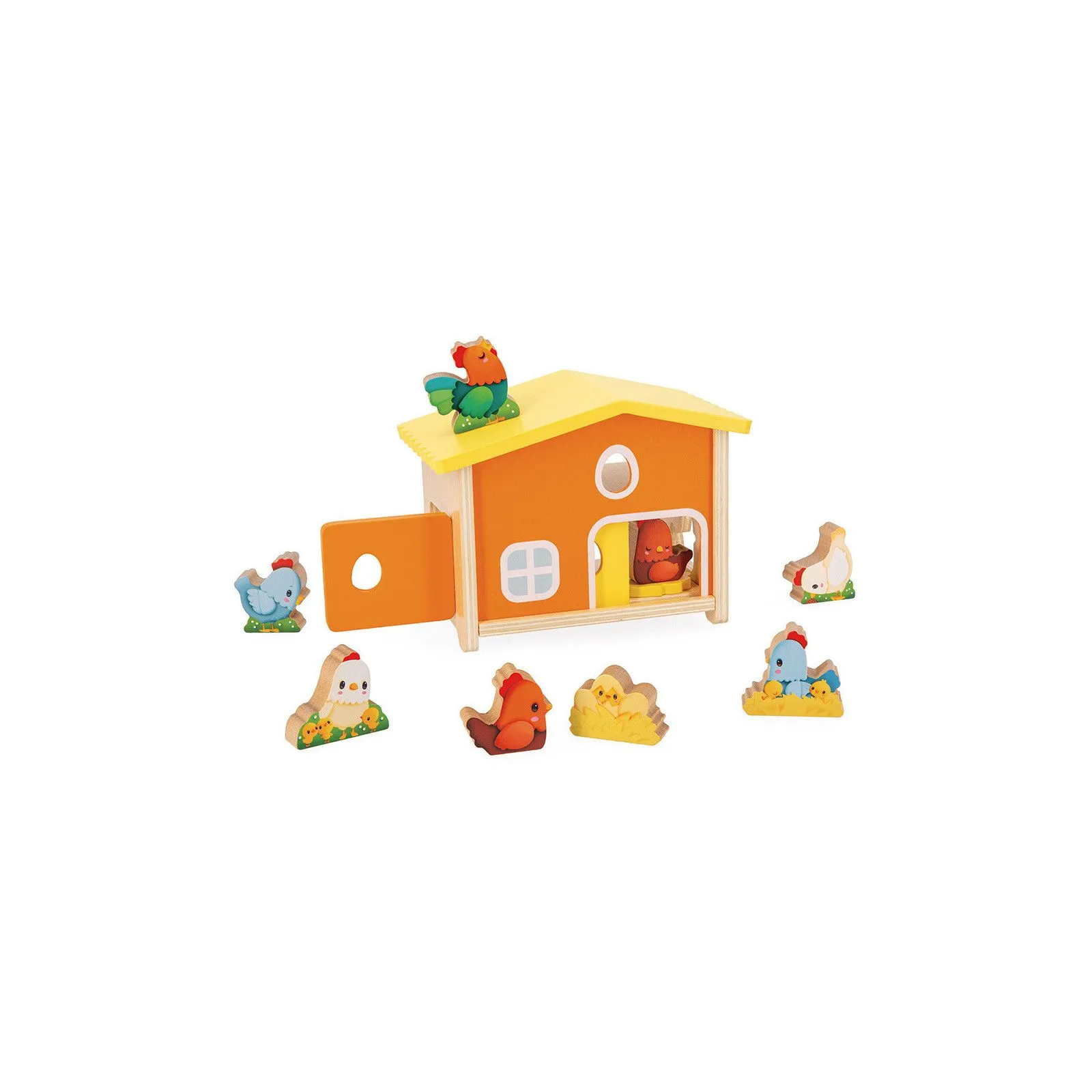 Janod My First Chicken Coop – vue 4 – Doll's Houses