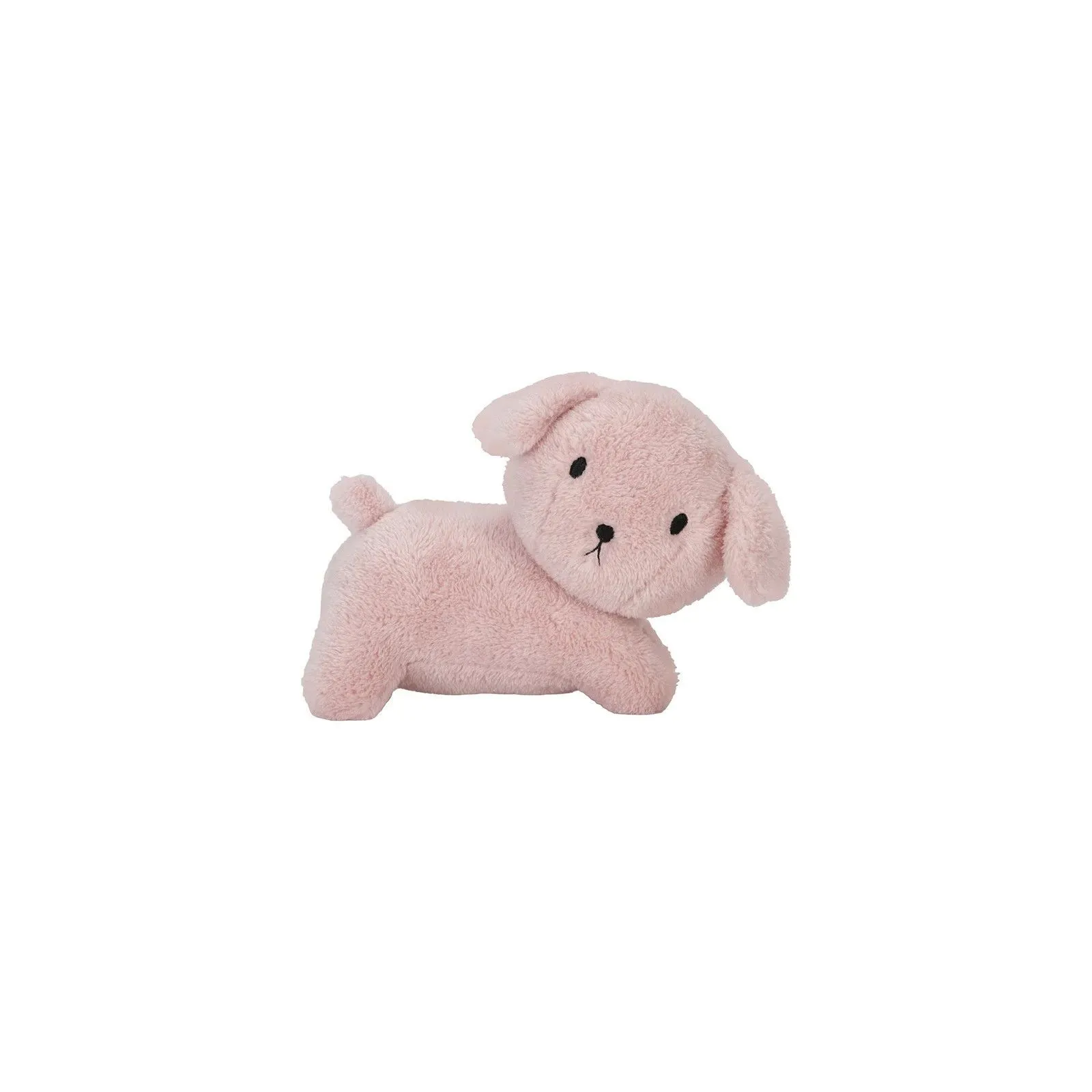 Little Dutch Miffy Fluffy Snuffie Peluche 25cm rose – vue 1 – Peluches