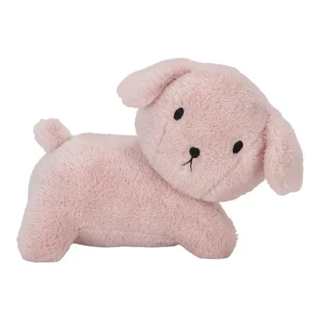 Little Dutch Miffy Fluffy Snuffie Peluche 25cm rose – vue 1 – Peluches
