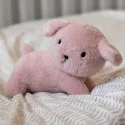 Little Dutch Miffy Fluffy Snuffie Peluche 25cm rose – vue 2 – Peluches