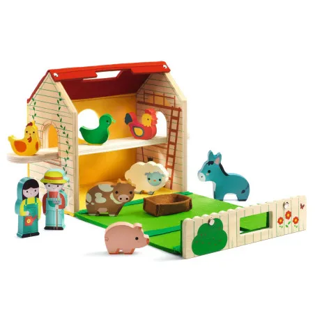 Djeco Softi-Farm – vue 1 – Maisons de poupées