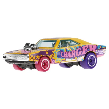 Mattel Hot Wheels - Art Cars - '70 Dodge Charger R/T (108/250) – vue 1 – Cars, Trucks, etc.