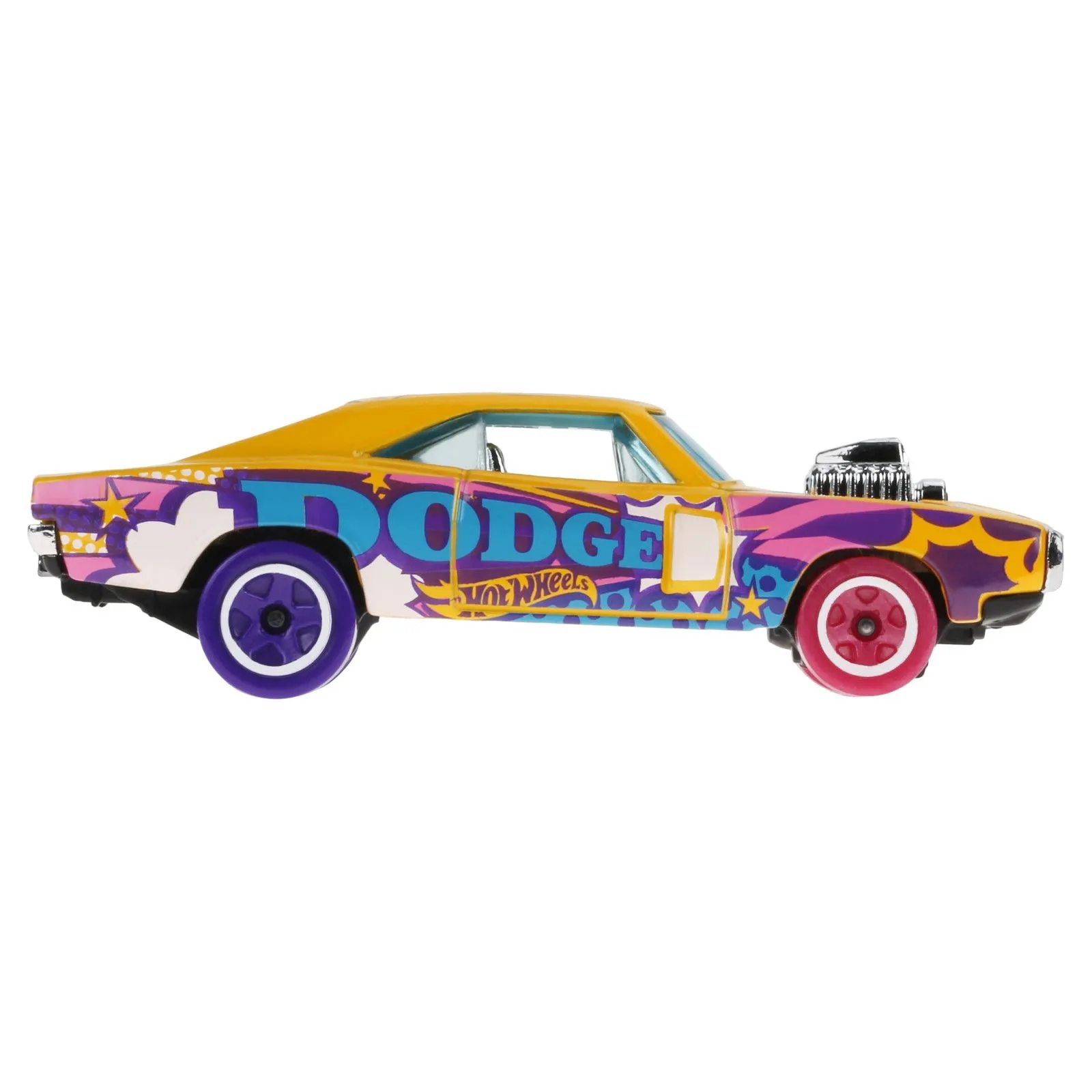 Mattel Hot Wheels - Art Cars - '70 Dodge Charger R/T (108/250) – vue 4 – Voitures, camions, etc.