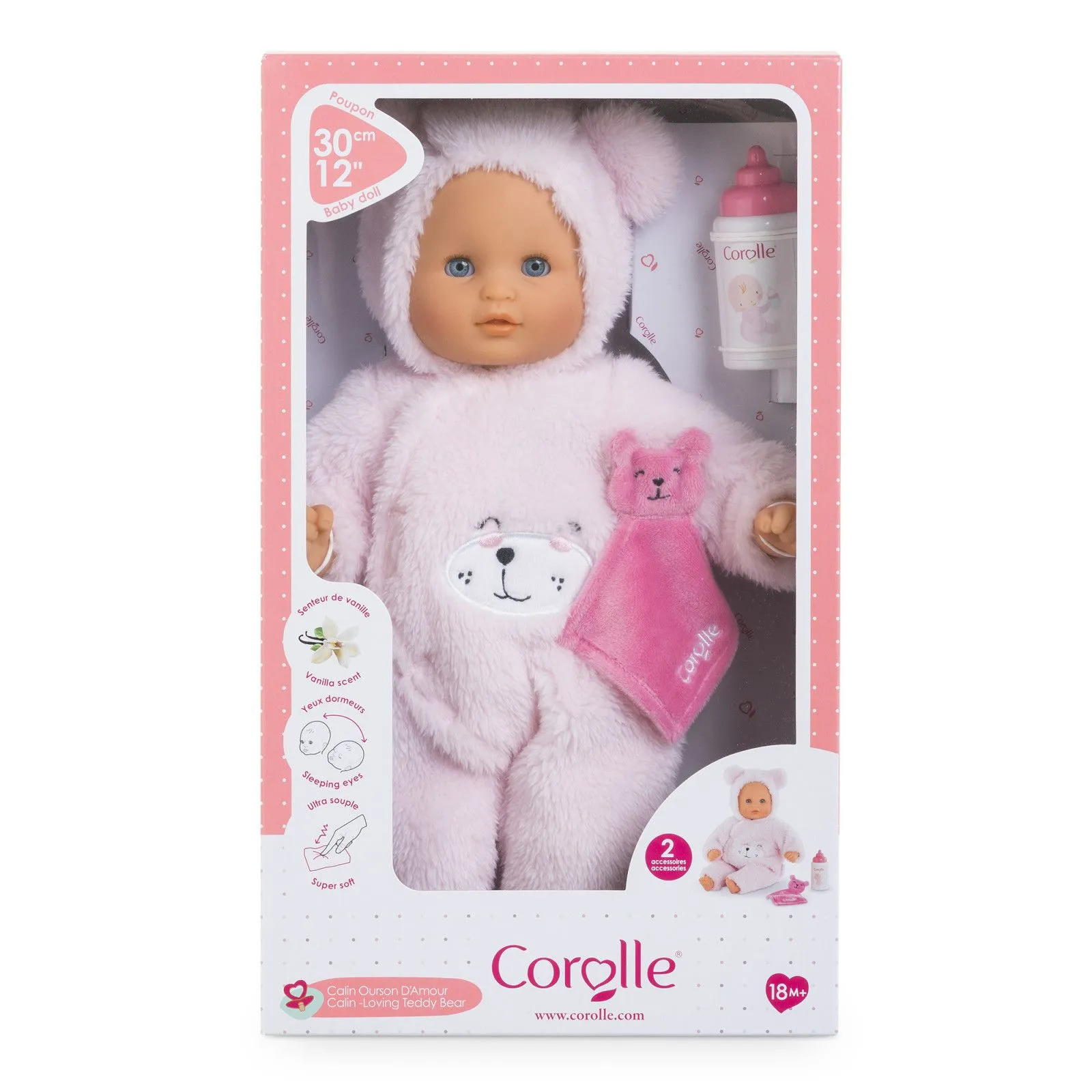 Corolle Poupon Bébé Calin Ourson d'Amour – vue 7 – Poupées Corolle