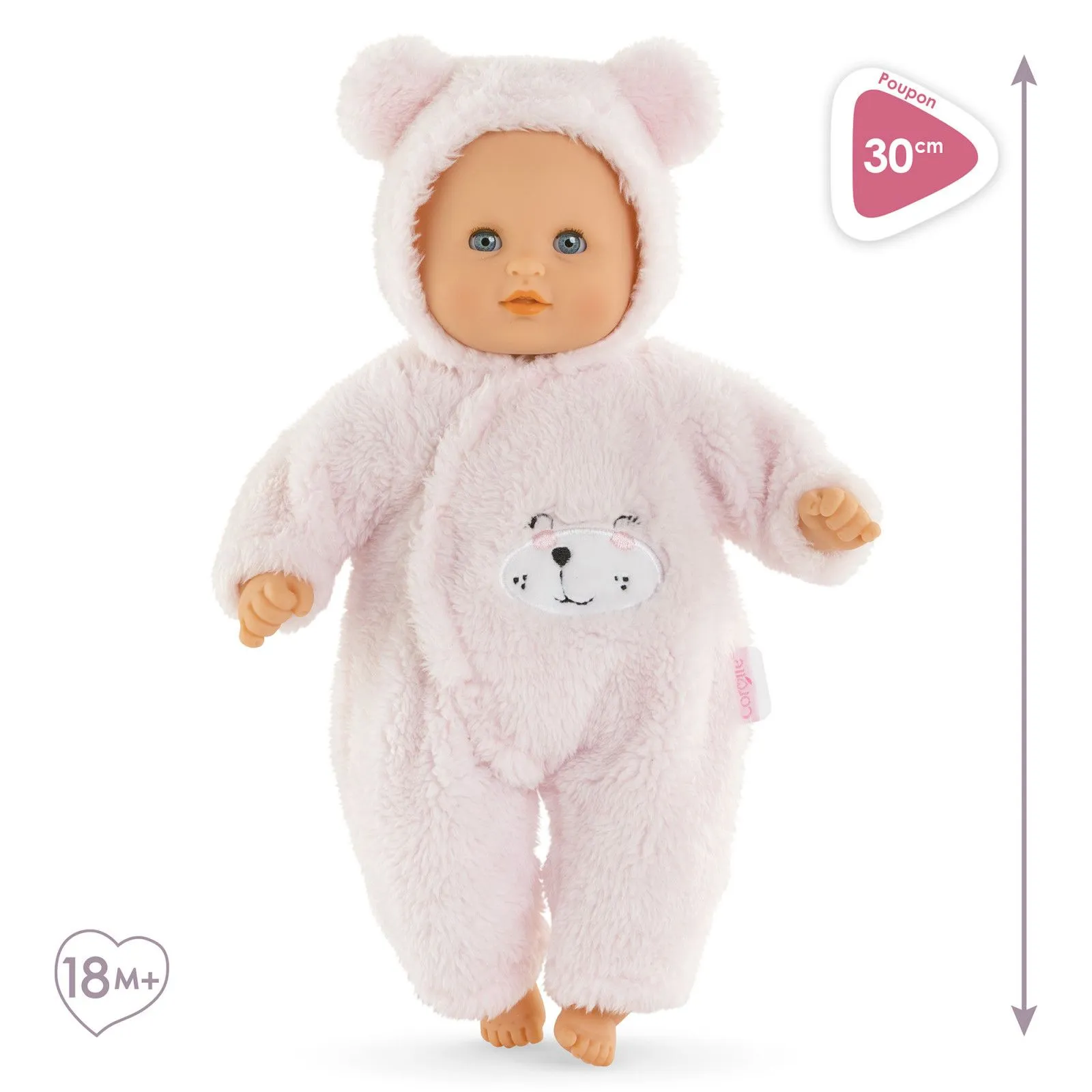 Corolle Poupon Bébé Calin Ourson d'Amour – vue 11 – Poupées Corolle