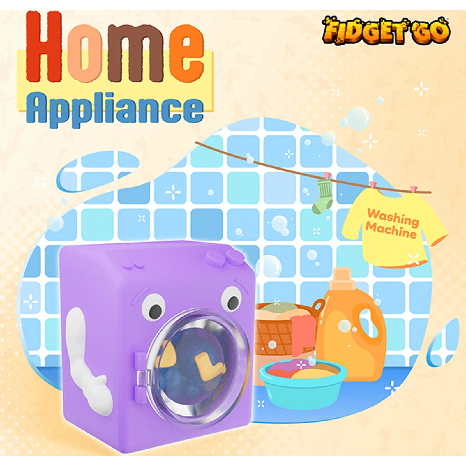 Fidget Go Fidget Go - Washing machine – vue 6 – Fidget
