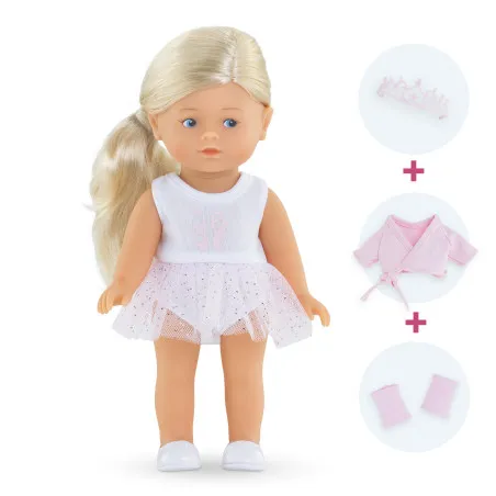 Corolle Coffret Poupée Mini Corolline Rosy Ballerine – vue 1 – Poupées Corolle
