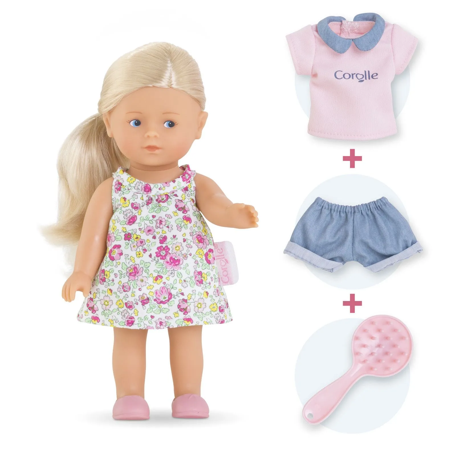 Corolle Coffret Poupée Mini Corolline Mini Monde de Rosy – vue 1 – Poupées Corolle