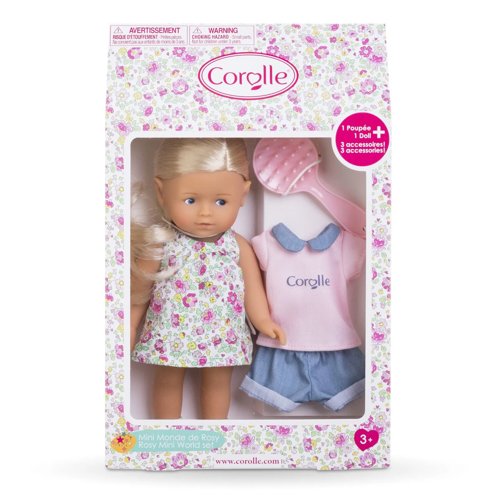 Corolle Coffret Poupée Mini Corolline Mini Monde de Rosy – vue 9 – Poupées Corolle