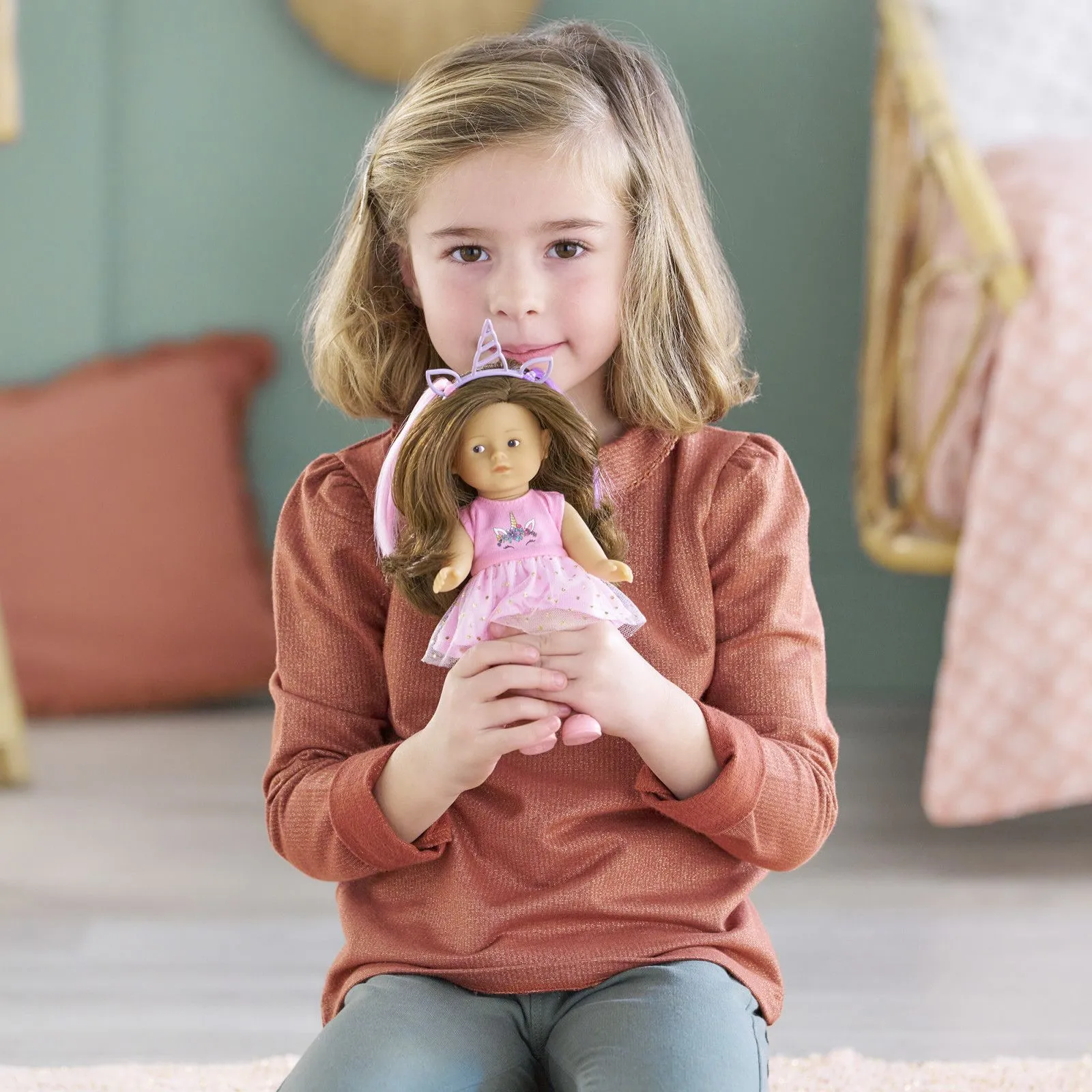 Corolle Coffret Poupée Mini Corolline Romy Licorne – vue 13 – Poupées Corolle