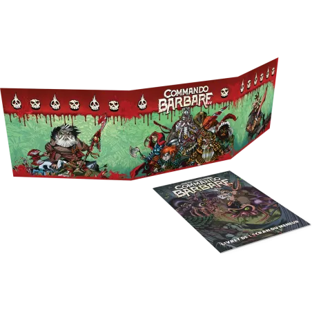Glénat Commando Barbare : L'Écran du MJ – vue 1 – Jeux de rôle