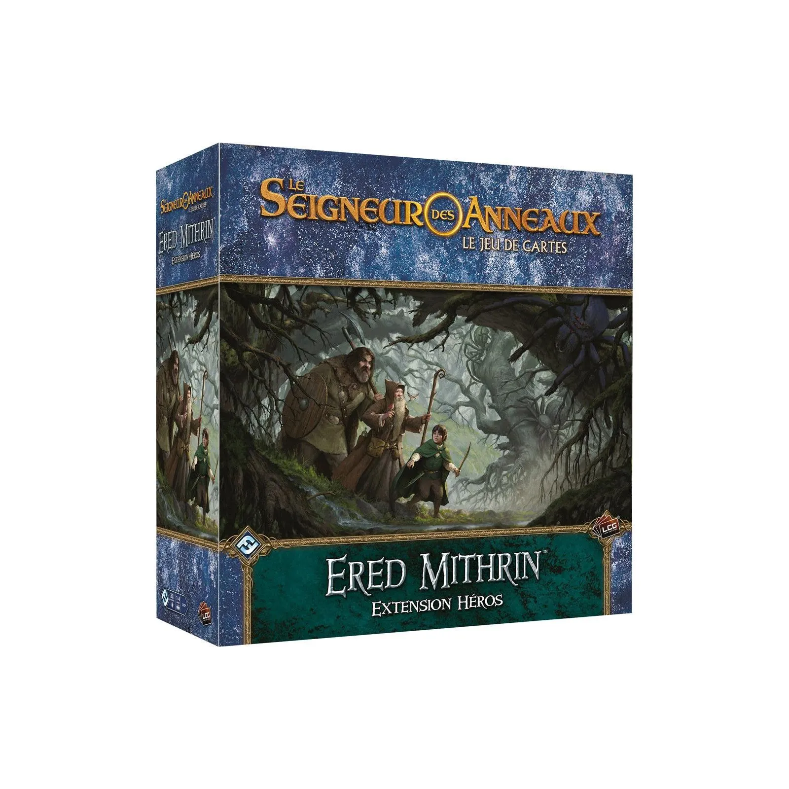 Fantasy Flight Games Le Seigneur des Anneaux LCG - Ered Mithrin - Ext. Héros – vue 1 – Seigneur des Anneaux JCE