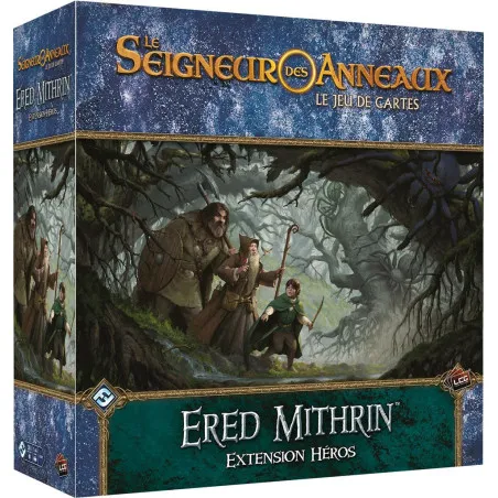 Fantasy Flight Games Le Seigneur des Anneaux LCG - Ered Mithrin - Ext. Héros – vue 1 – Seigneur des Anneaux JCE