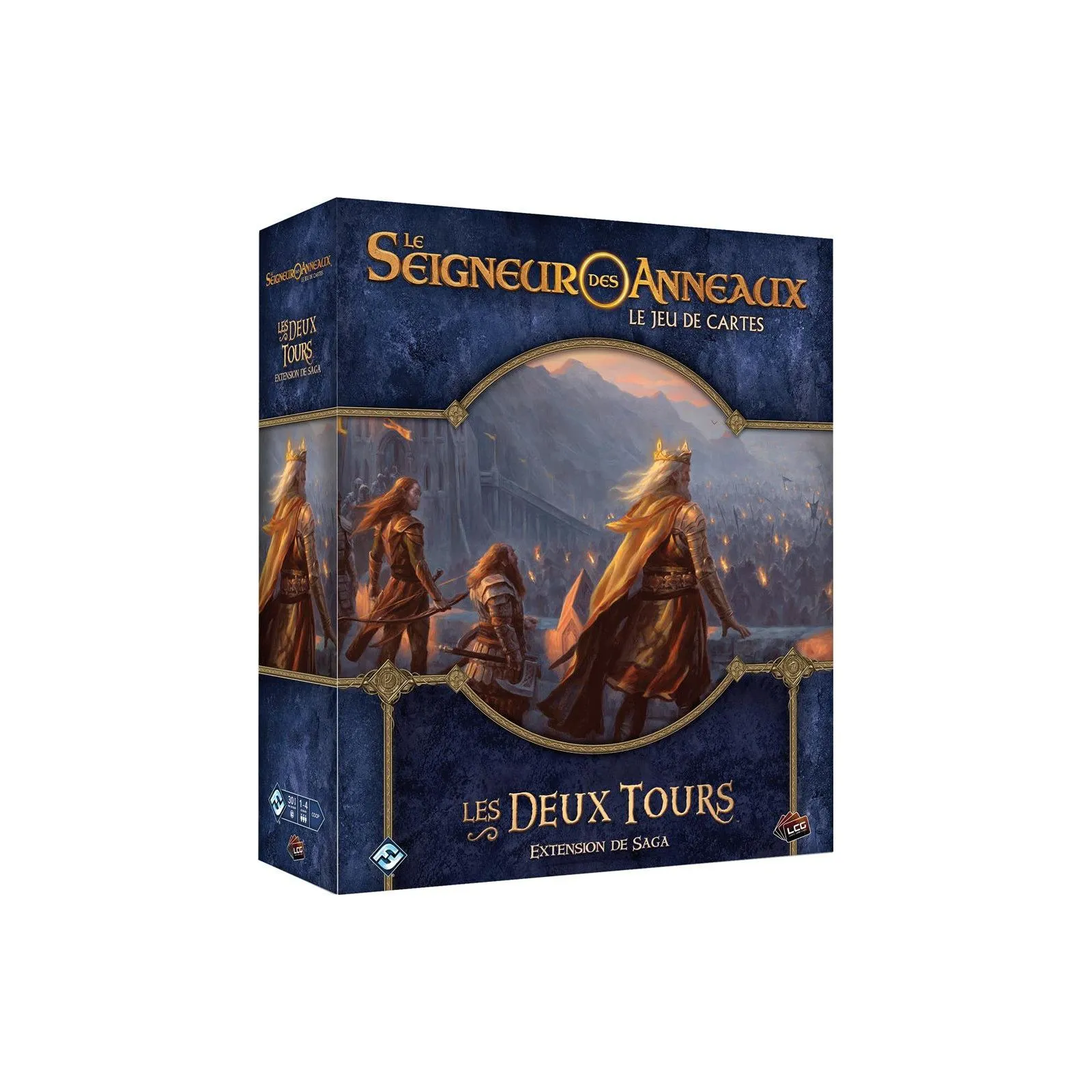 Fantasy Flight Games Le Seigneur des Anneaux LCG - Ext. Les Deux Tours – vue 1 – Seigneur des Anneaux JCE