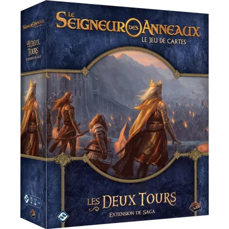 Fantasy Flight Games Le Seigneur des Anneaux LCG - Ext. Les Deux Tours – vue 1 – Seigneur des Anneaux JCE
