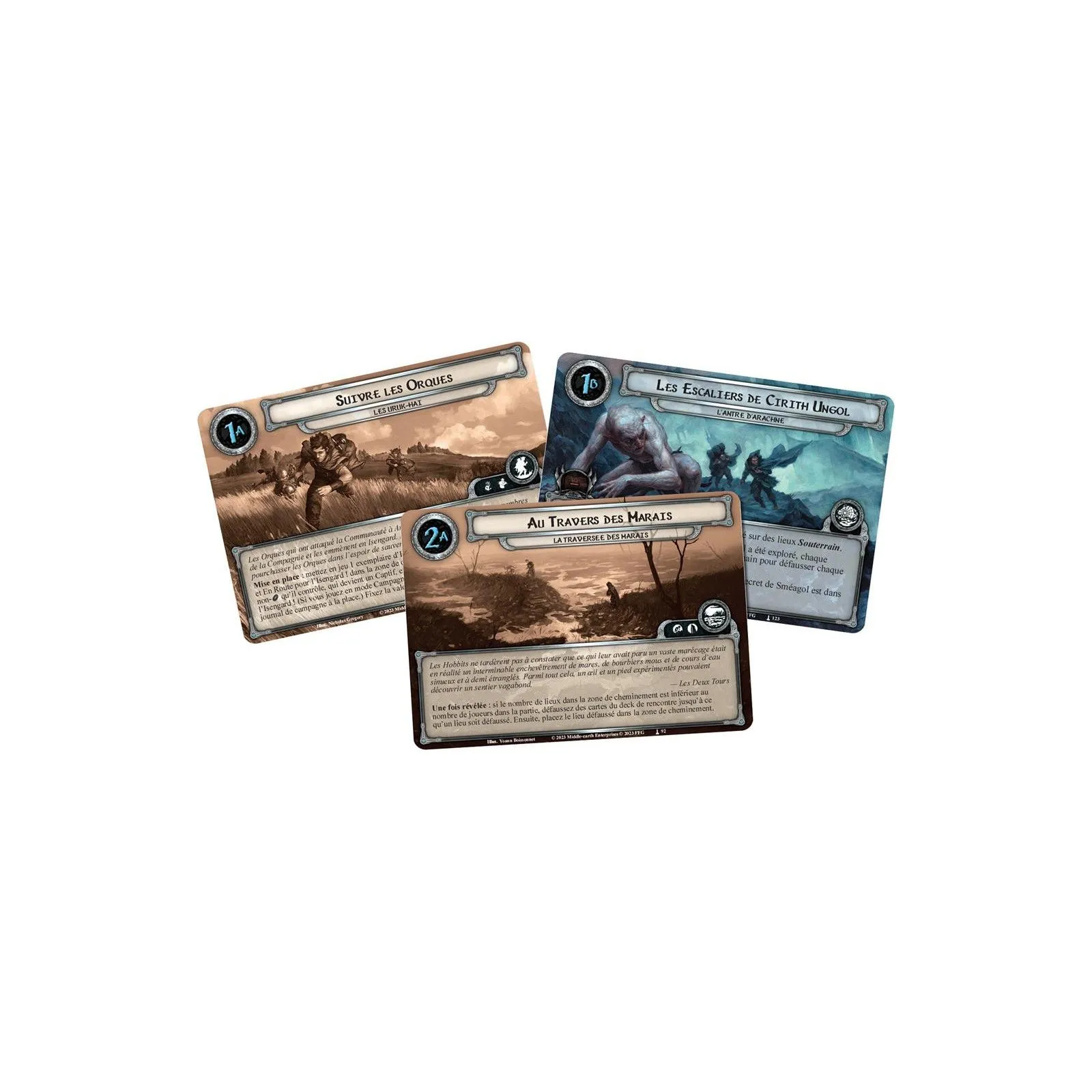 Fantasy Flight Games Le Seigneur des Anneaux LCG - Ext. Les Deux Tours – vue 3 – Seigneur des Anneaux JCE