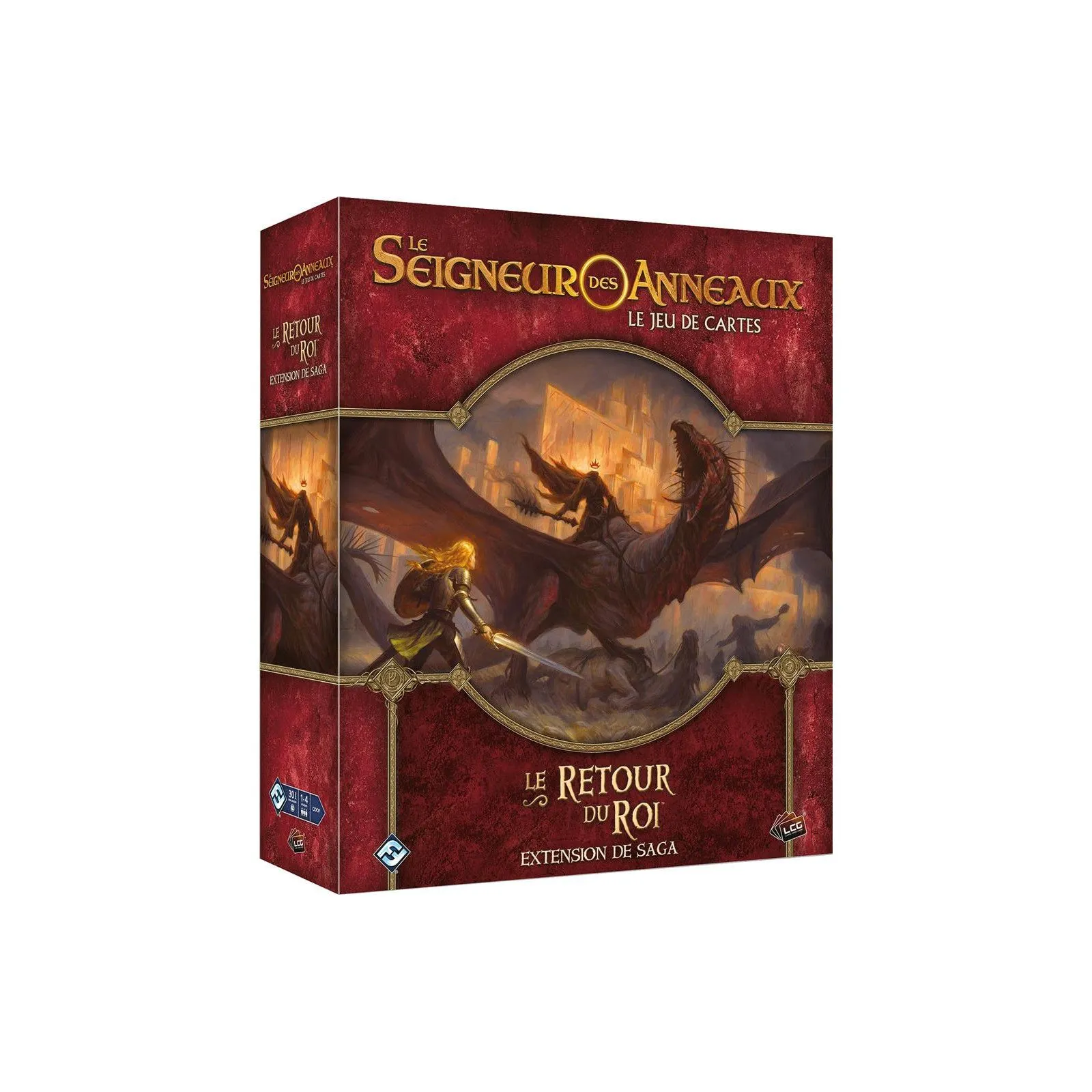 Fantasy Flight Games Le Seigneur des Anneaux LCG - Ext. Le Retour du Roi – vue 1 – Seigneur des Anneaux JCE