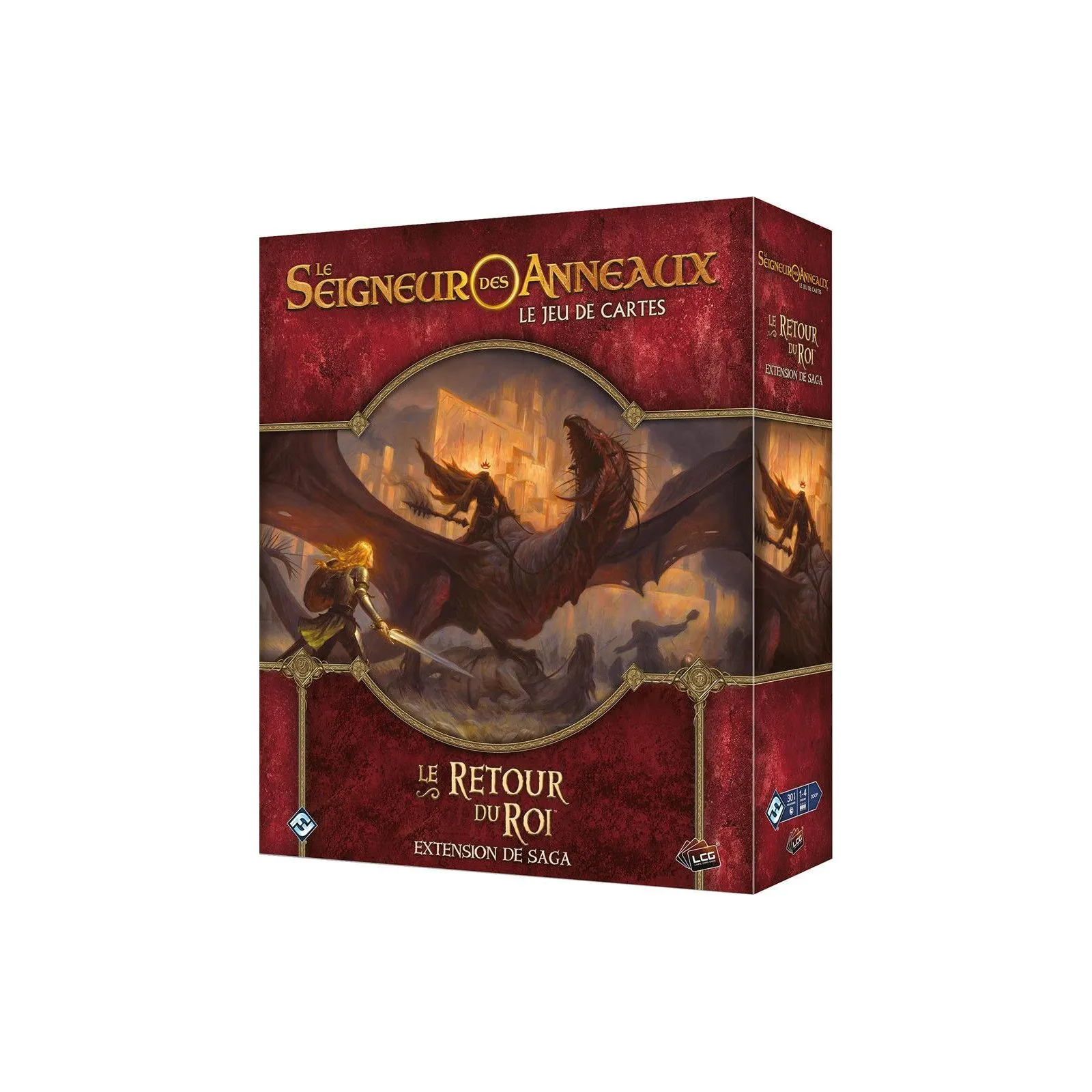 Fantasy Flight Games Le Seigneur des Anneaux LCG - Ext. Le Retour du Roi – vue 3 – Seigneur des Anneaux JCE