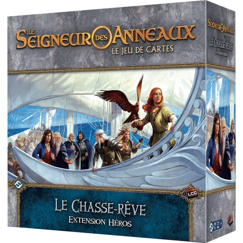 Fantasy Flight Games Le Seigneur des Anneaux LCG - Le Chasse-Rêve - Ext. Héros – vue 2 – Seigneur des Anneaux JCE