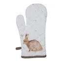Clayre & Eef Gant de cuisine pour enfants - Blanc Marron Coton Lapin – vue 1 – Cuisiner comme un grand