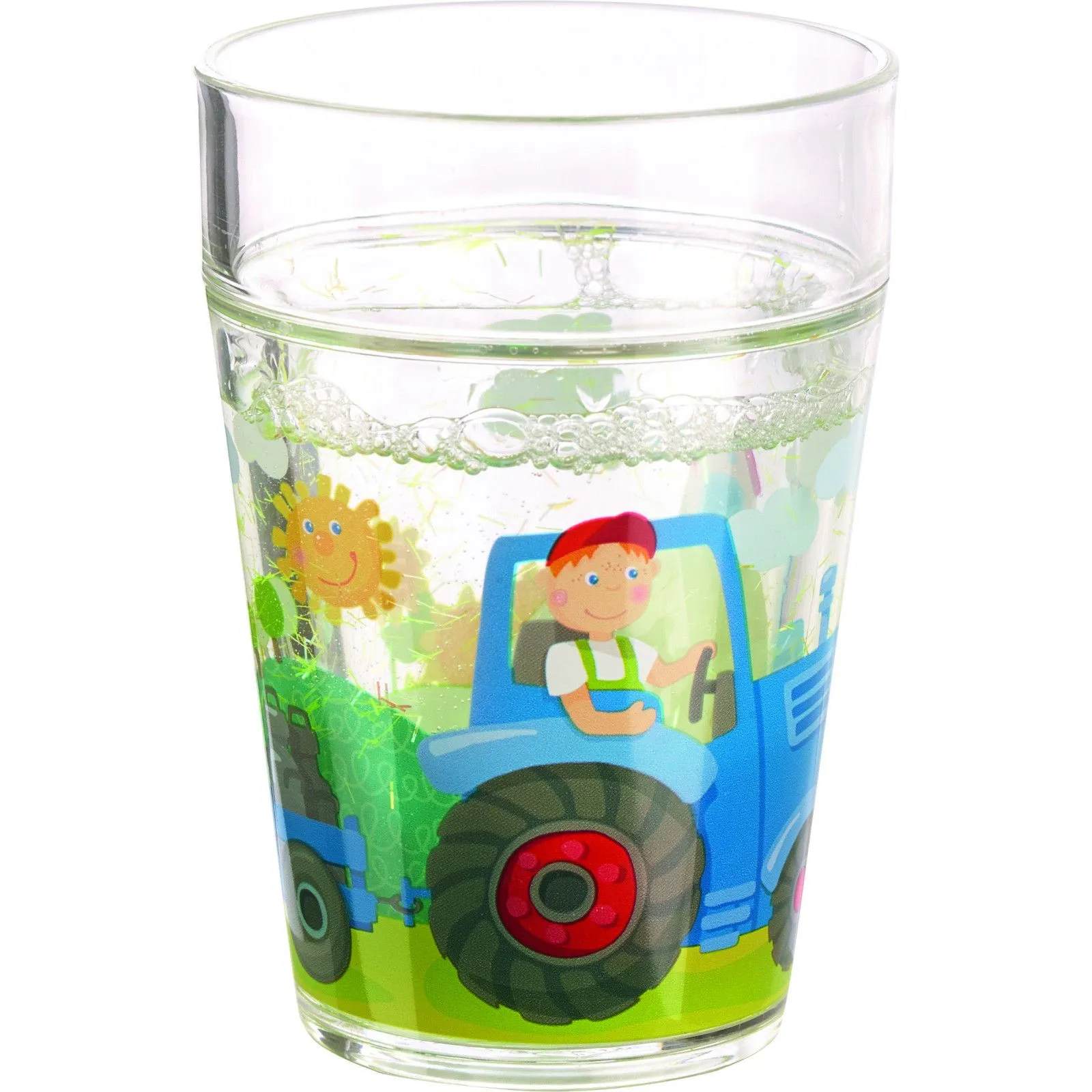 Haba Tractor Glitter Cup – vue 1 – Gourds and cups
