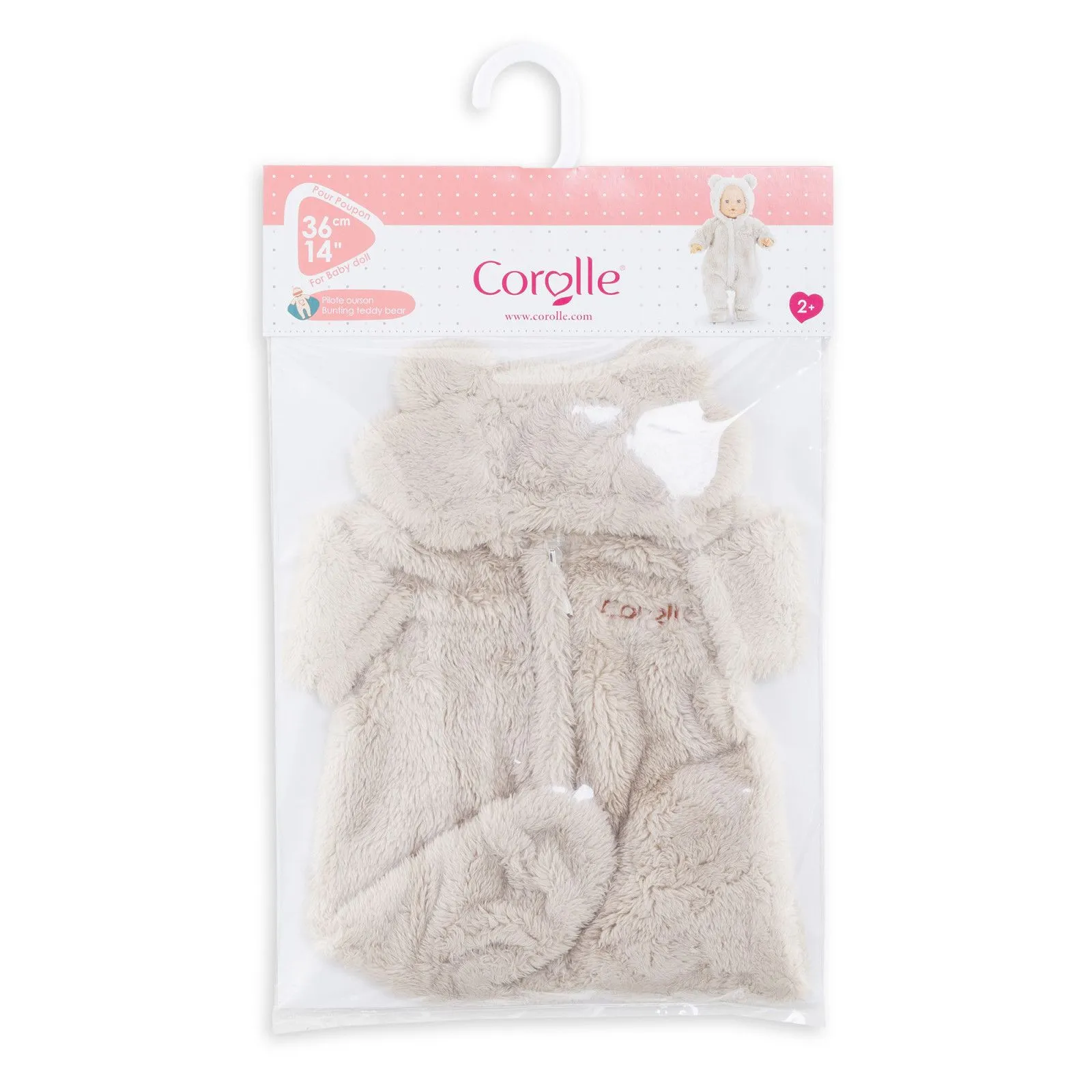 Corolle 36 cm Teddy Bear Baby Pilot Suit – vue 3 – Corolle Doll Clothes