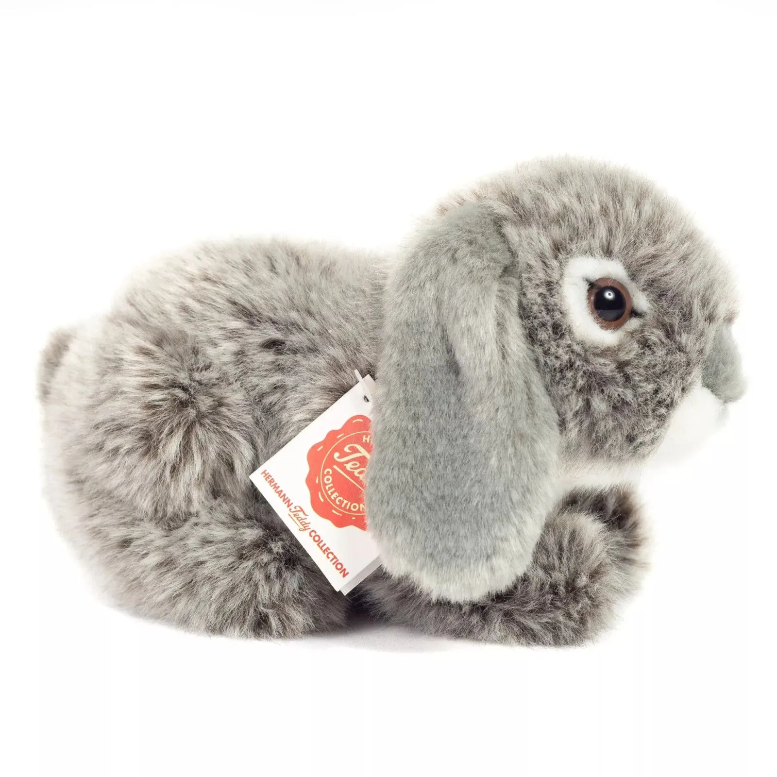 Hermann Teddy Original Lapin bélier gris – vue 1 – Peluches